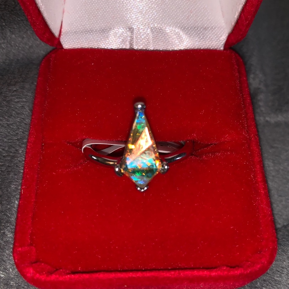 Unicorn stone ring from fragrant Jewels. Size 10